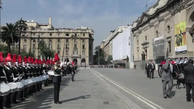 Perro en funeral de estado