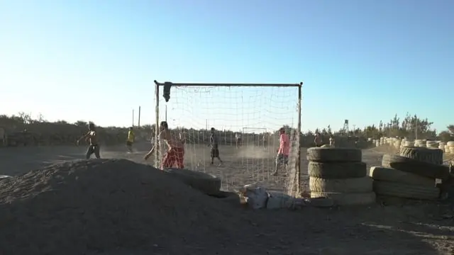 Pichanga en el desierto