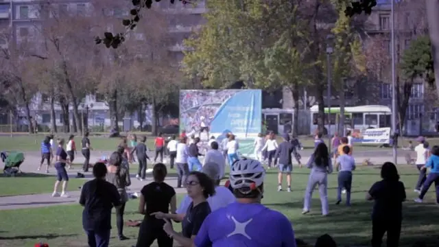 Gimnasta del Parque Balmaceda